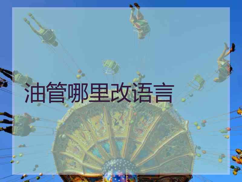 油管哪里改语言 油管哪里改语言