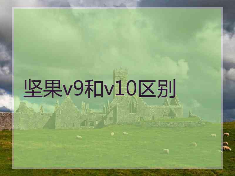 坚果v9和v10区别 坚果v9和v10区别