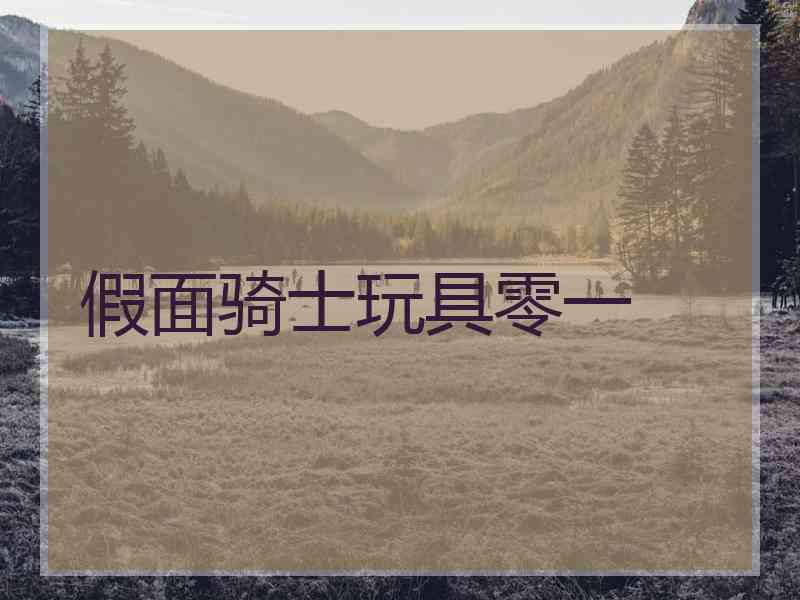 假面骑士玩具零一 假面骑士玩具零一