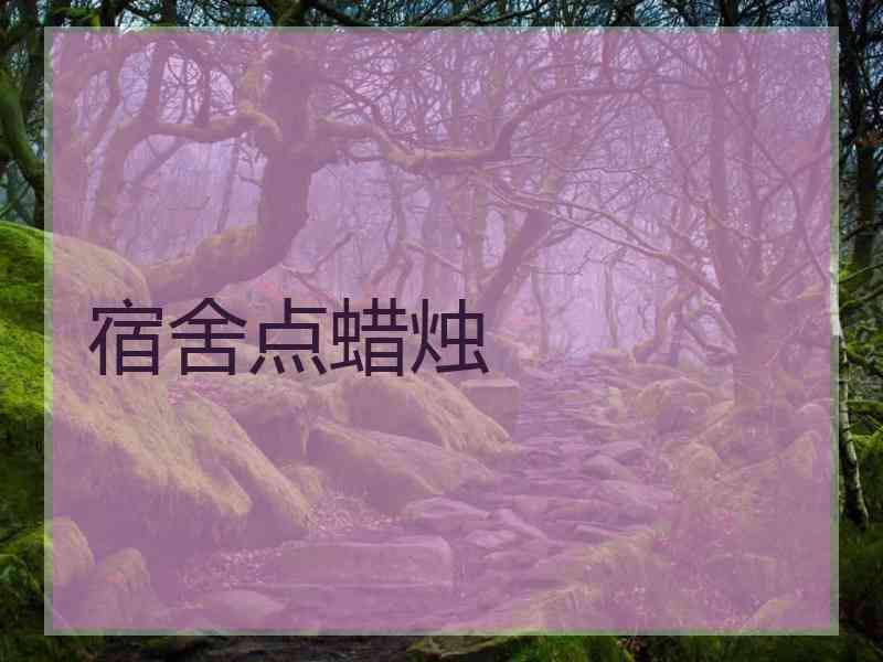 宿舍点蜡烛 宿舍点蜡烛