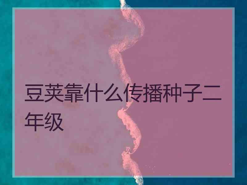 豆荚靠什么传播种子二年级 豆荚靠什么传播种子二年级