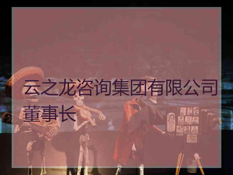 云之龙咨询集团有限公司董事长 云之龙咨询集团有限公司董事长