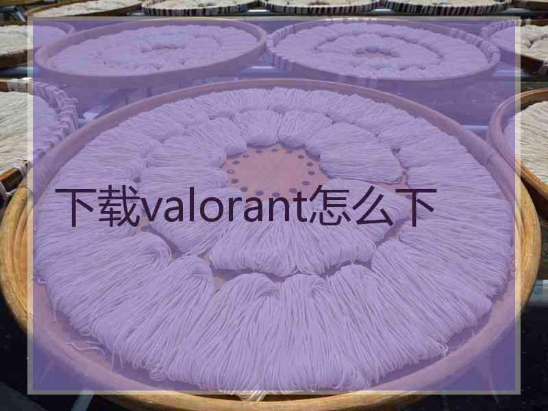 下载valorant怎么下 下载valorant怎么下