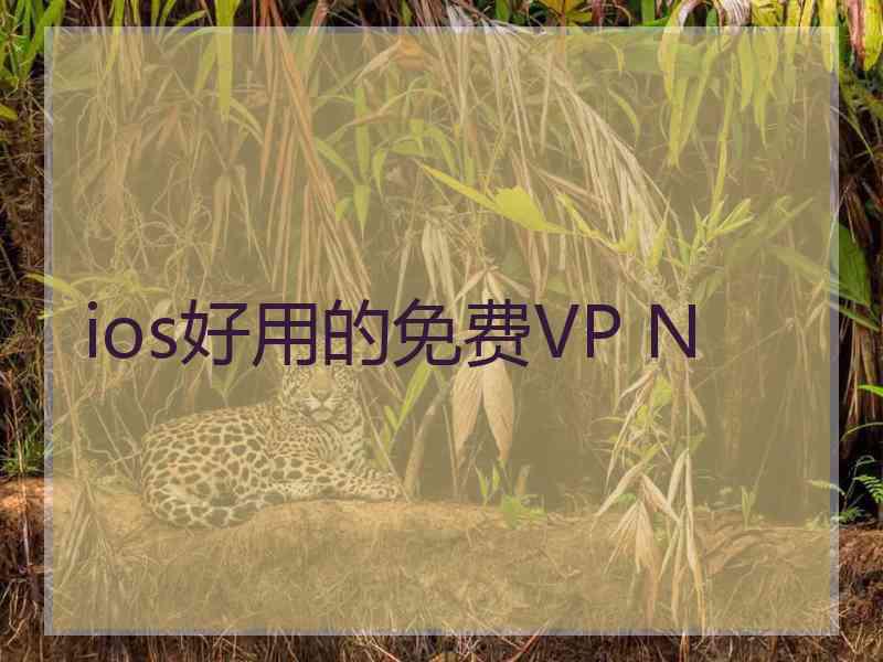 ios好用的免费VP N ios好用的免费VP N
