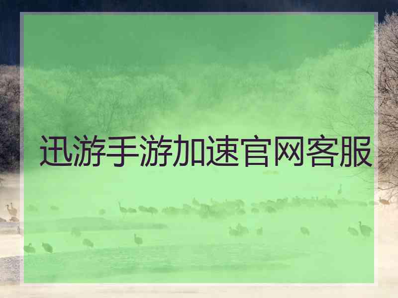 迅游手游加速官网客服 迅游手游加速官网客服