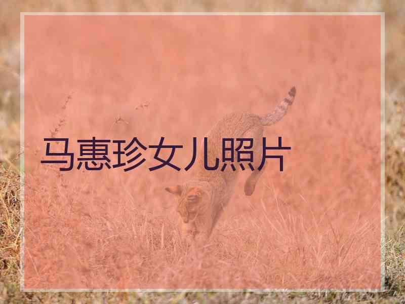 马惠珍女儿照片 马惠珍女儿照片