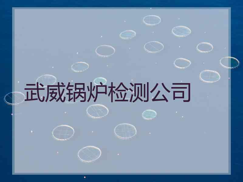 武威锅炉检测公司 武威锅炉检测公司