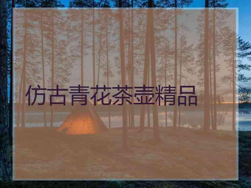仿古青花茶壶精品 仿古青花茶壶精品
