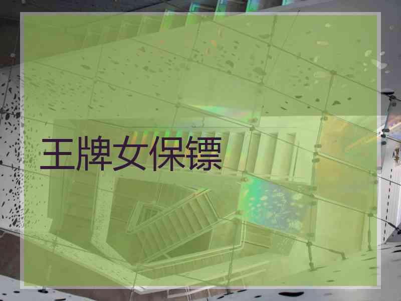 王牌女保镖 王牌女保镖
