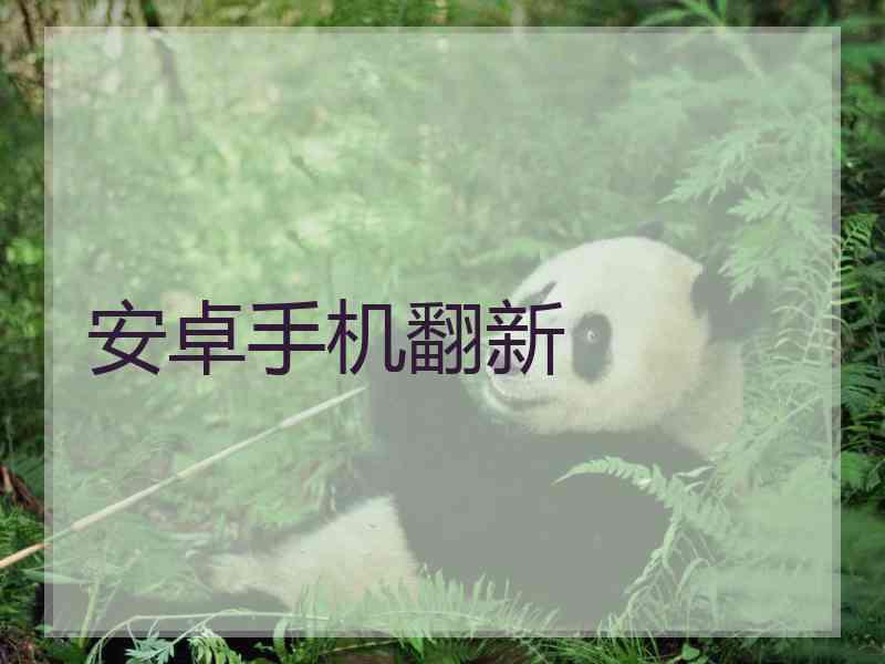 安卓手机翻新 安卓手机翻新