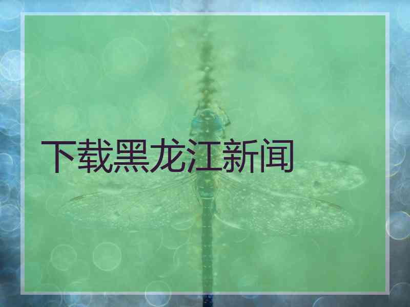 下载黑龙江新闻 下载黑龙江新闻