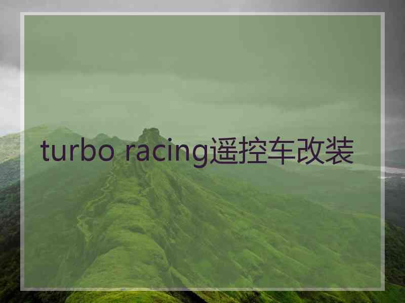 turbo racing遥控车改装 turbo racing遥控车改装