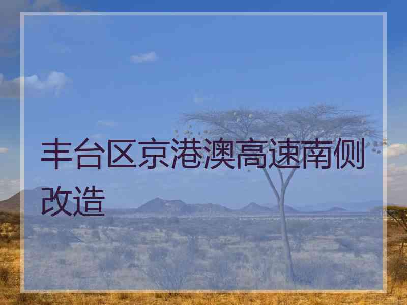 丰台区京港澳高速南侧改造 丰台区京港澳高速南侧改造