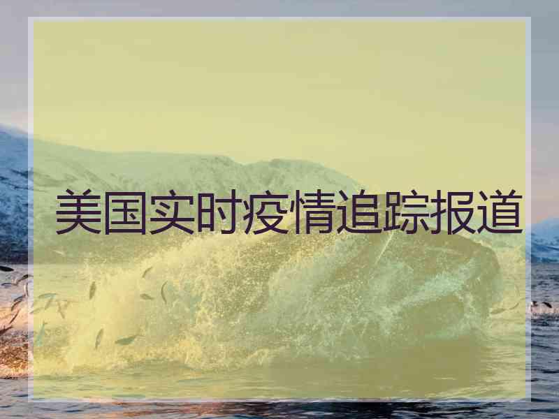 美国实时疫情追踪报道 美国实时疫情追踪报道