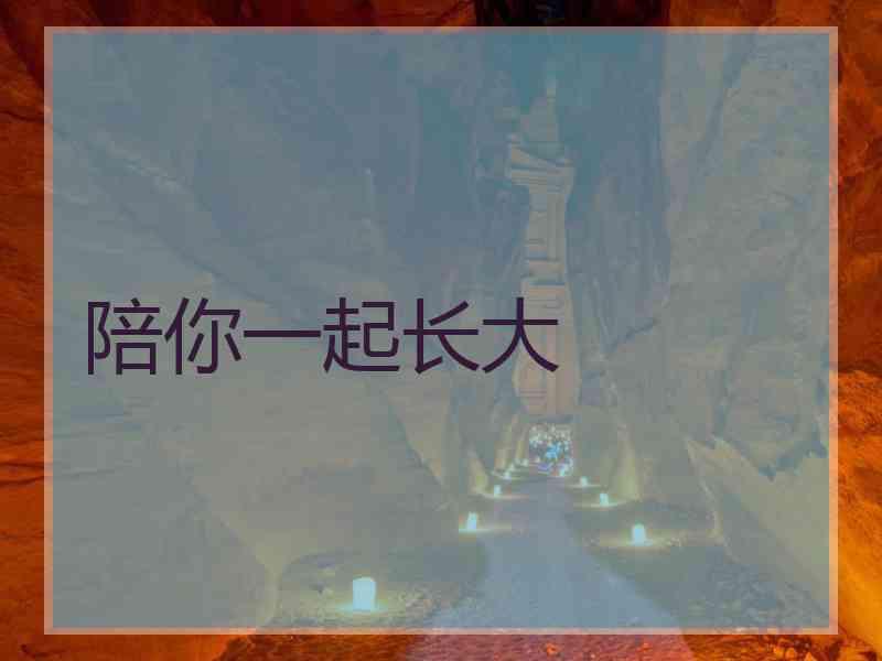 陪你一起长大 陪你一起长大