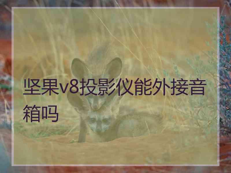 坚果v8投影仪能外接音箱吗 坚果v8投影仪能外接音箱吗