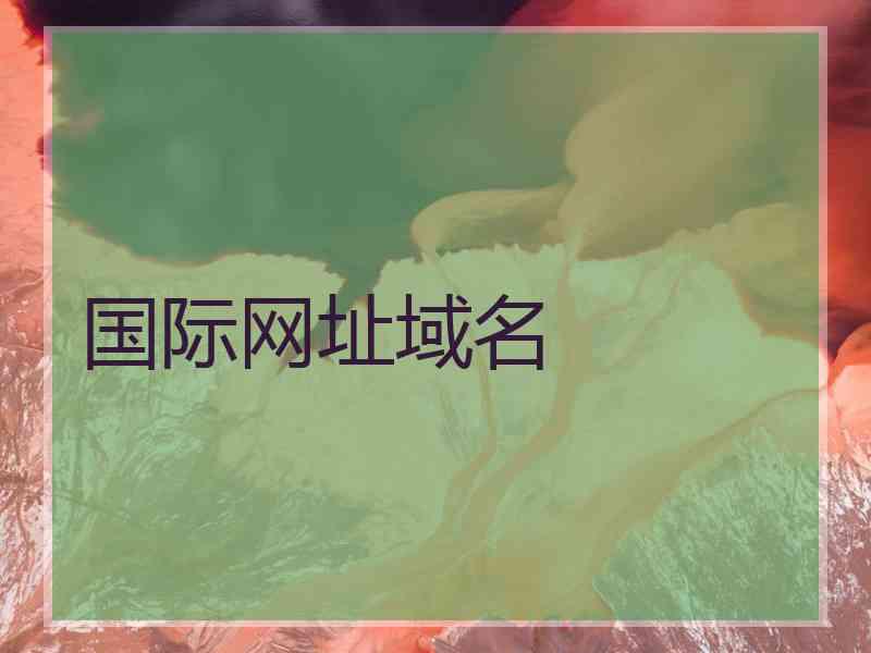 国际网址域名 国际网址域名