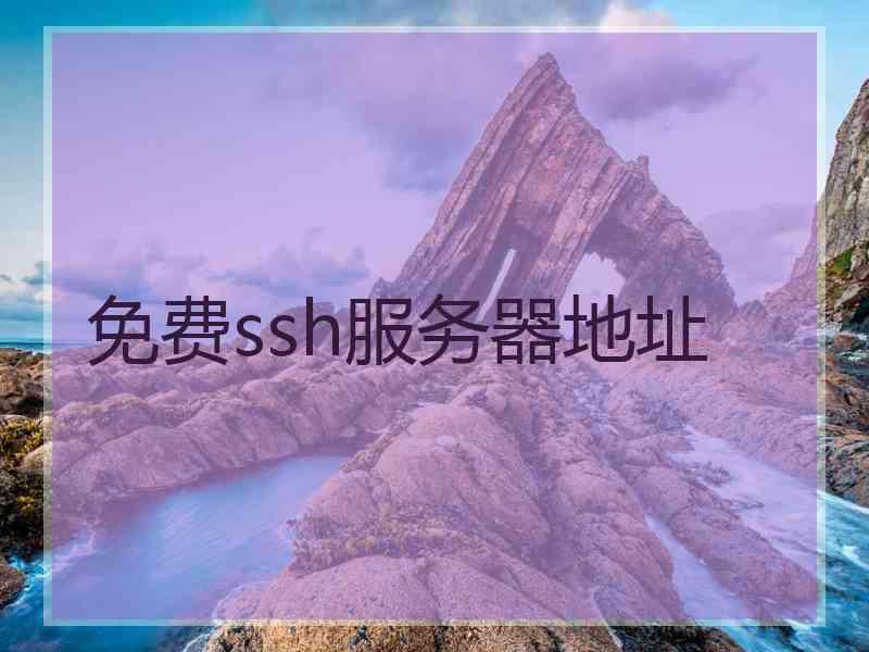 免费ssh服务器地址 免费ssh服务器地址