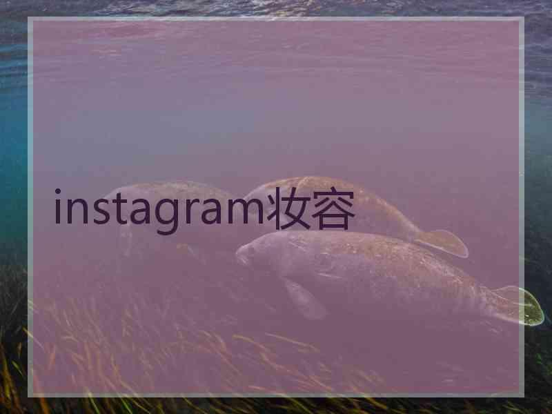 instagram妆容 instagram妆容