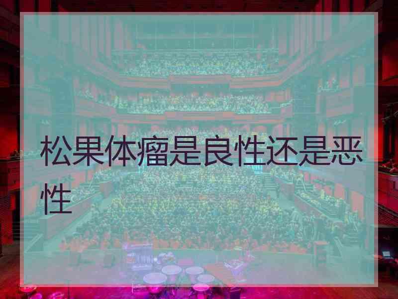 松果体瘤是良性还是恶性 松果体瘤是良性还是恶性