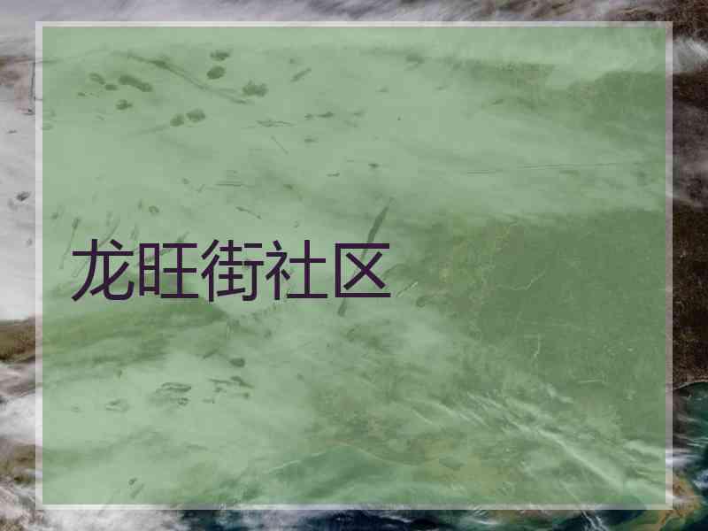 龙旺街社区 龙旺街社区