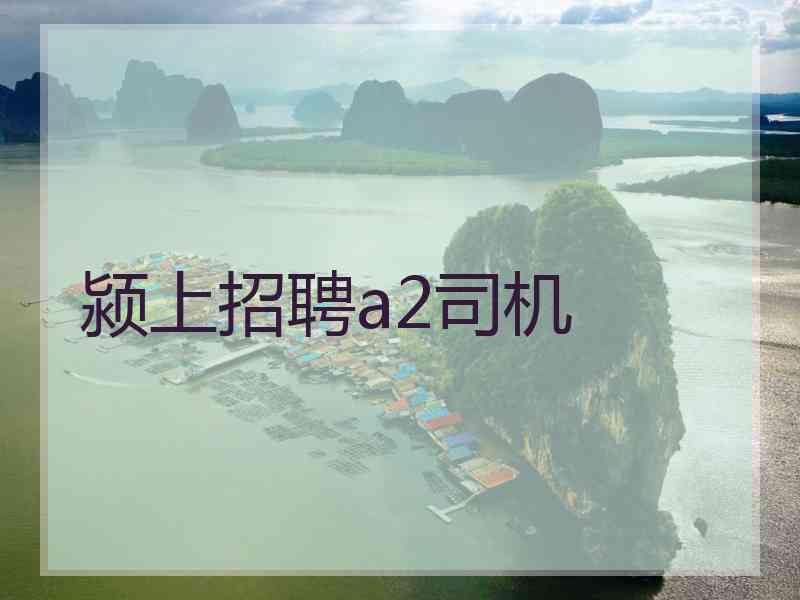 颍上招聘a2司机 颍上招聘a2司机