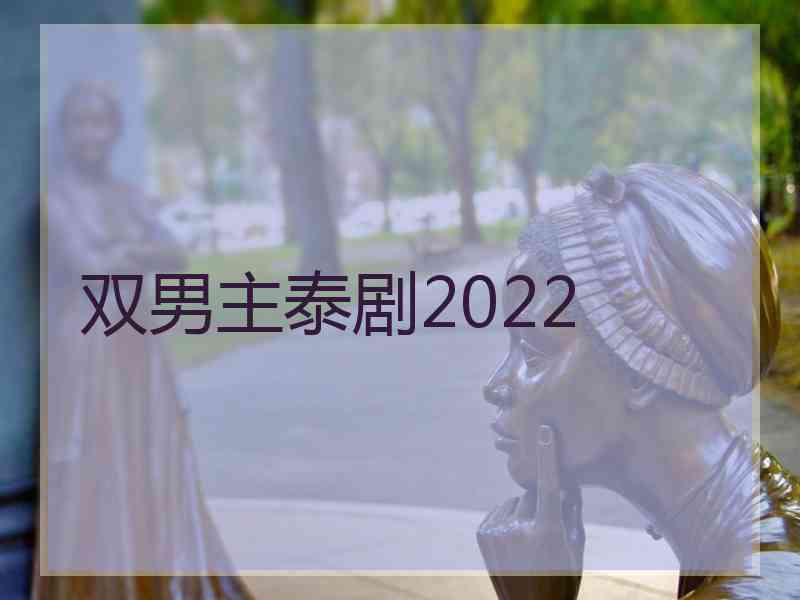 双男主泰剧2022 双男主泰剧2022