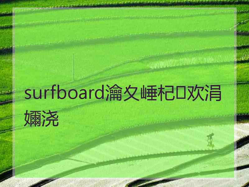 surfboard瀹夊崜杞欢涓嬭浇 surfboard瀹夊崜杞欢涓嬭浇