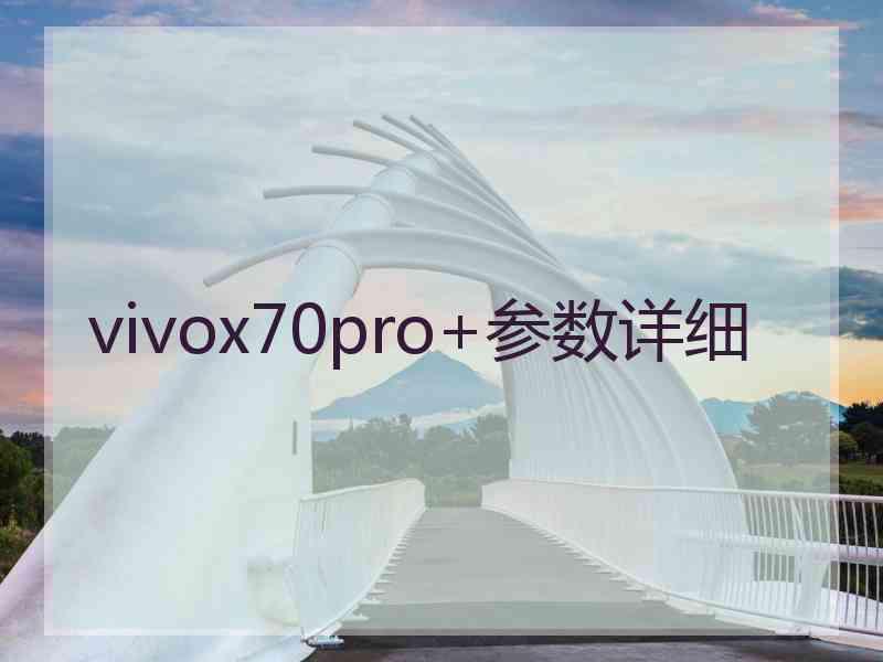 vivox70pro+参数详细