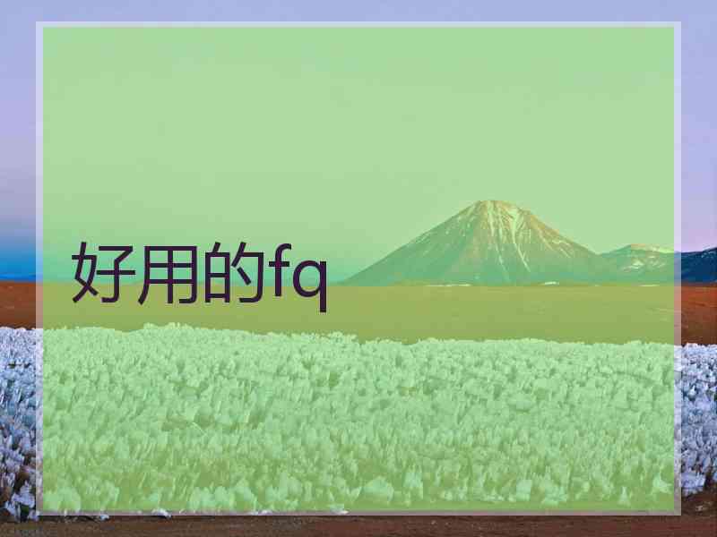 好用的fq
