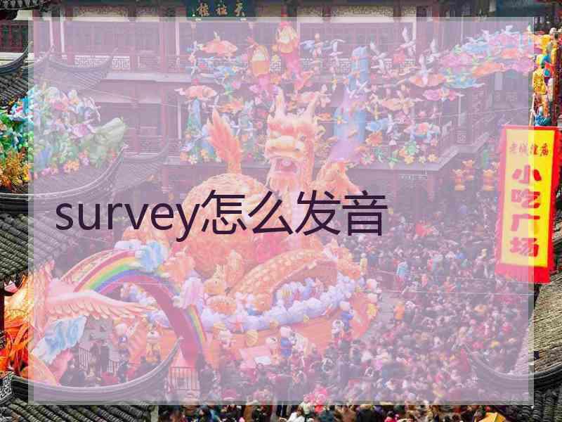 survey怎么发音