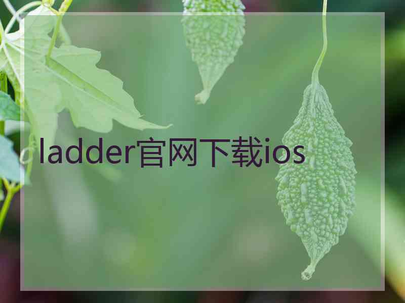 ladder官网下载ios