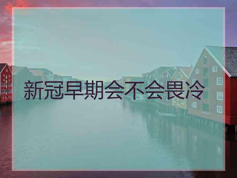 新冠早期会不会畏冷