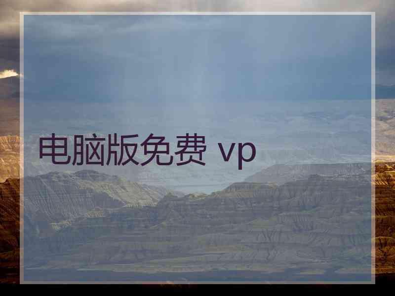 电脑版免费 vp