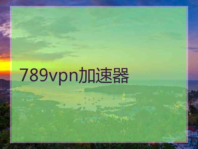 789vpn加速器
