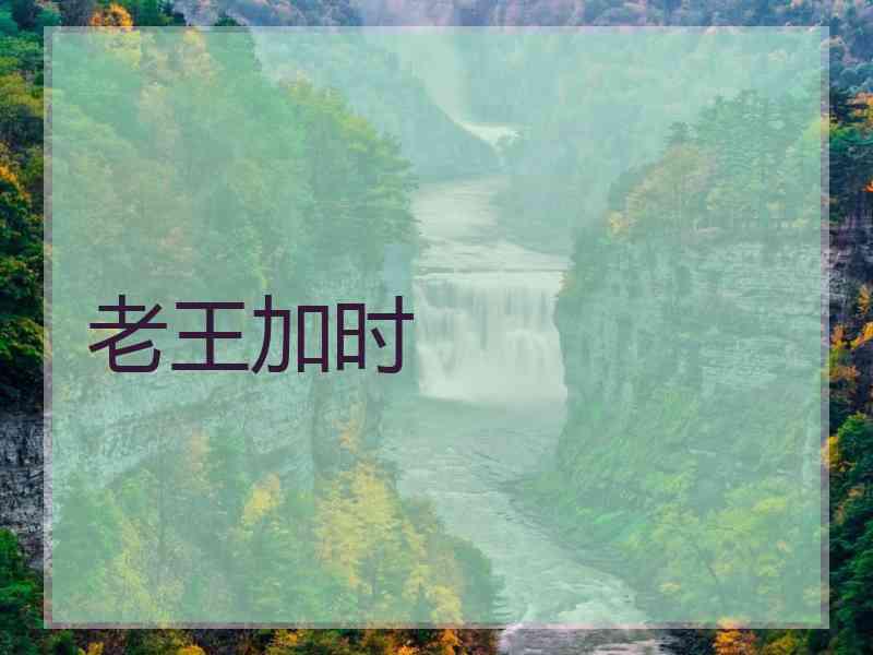 老王加时