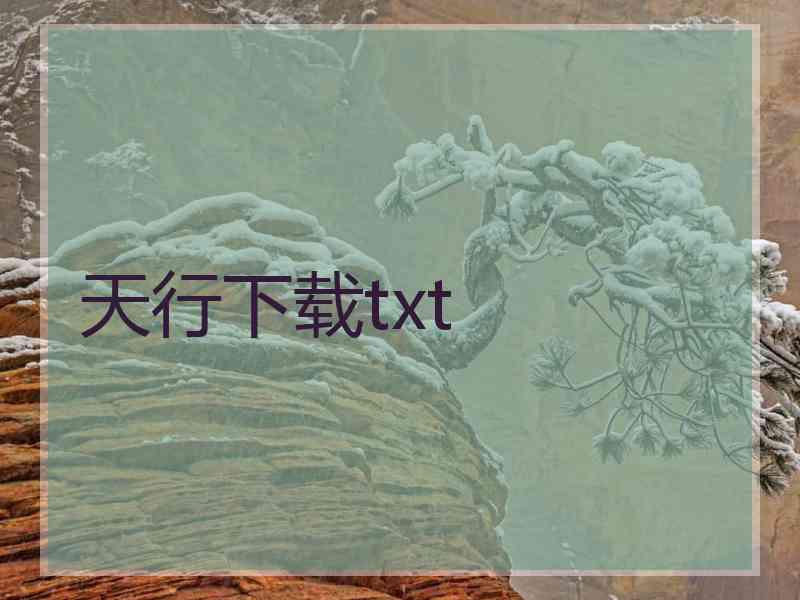 天行下载txt