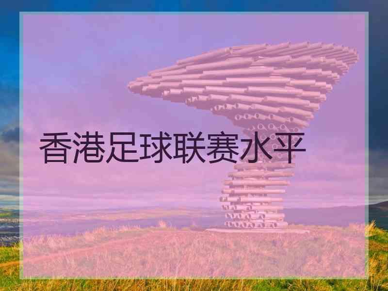 香港足球联赛水平