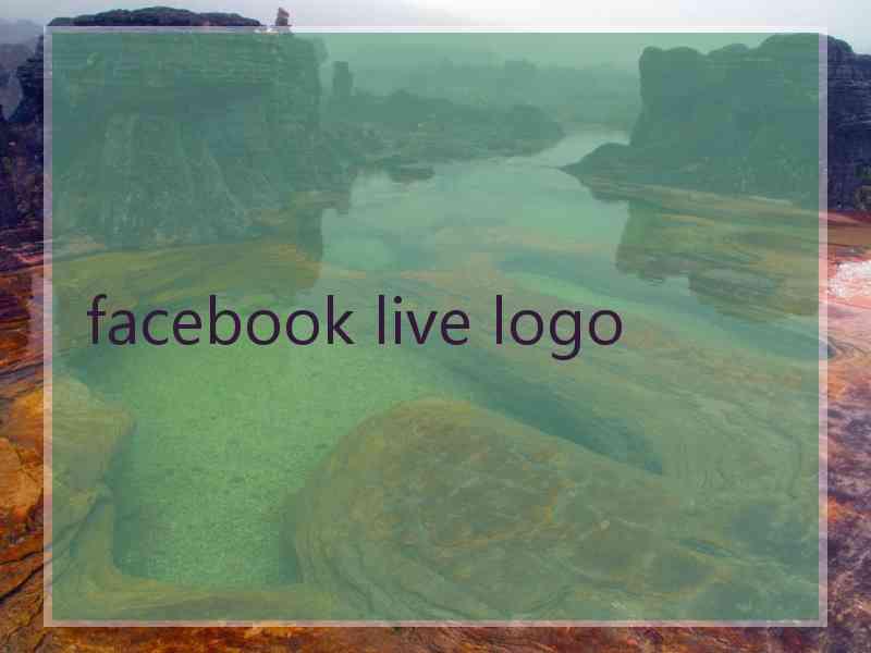 facebook live logo
