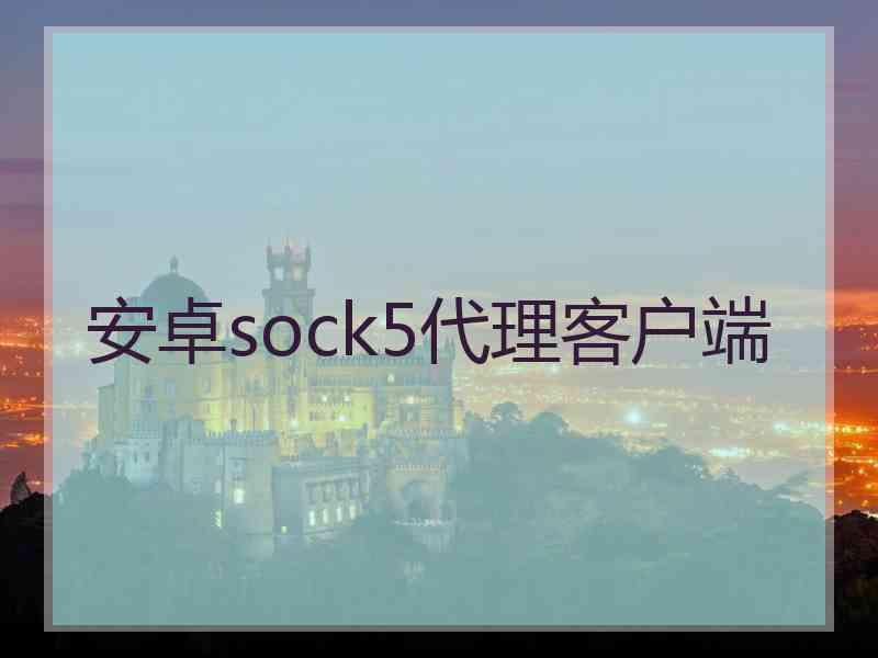 安卓sock5代理客户端