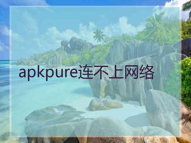 apkpure连不上网络