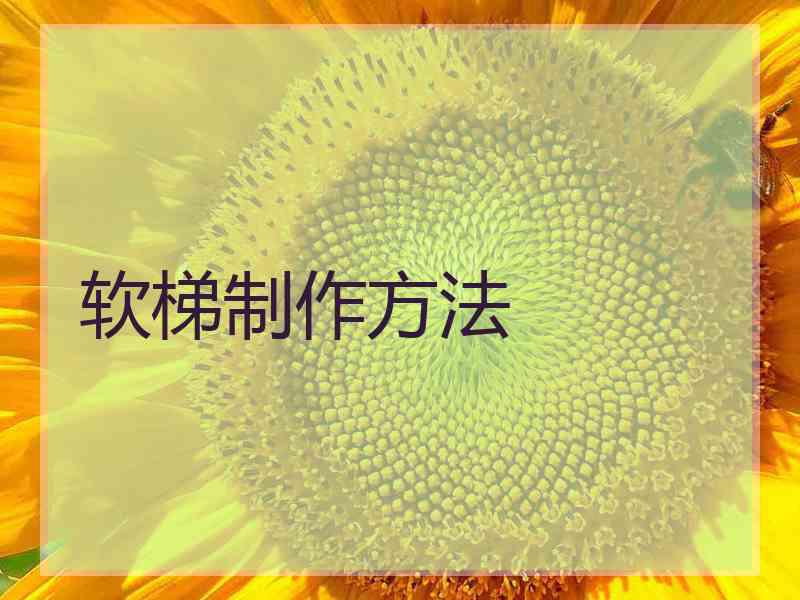 软梯制作方法