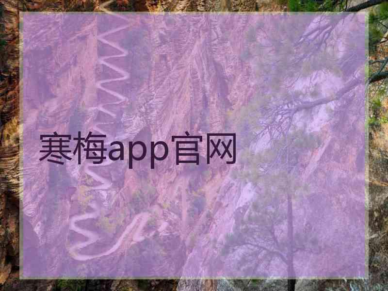 寒梅app官网