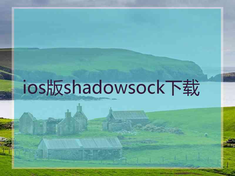 ios版shadowsock下载