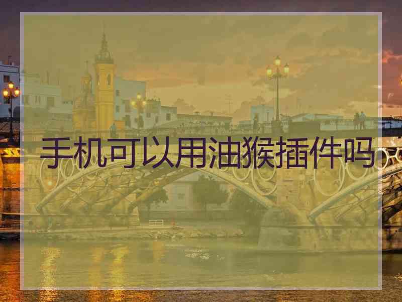 手机可以用油猴插件吗