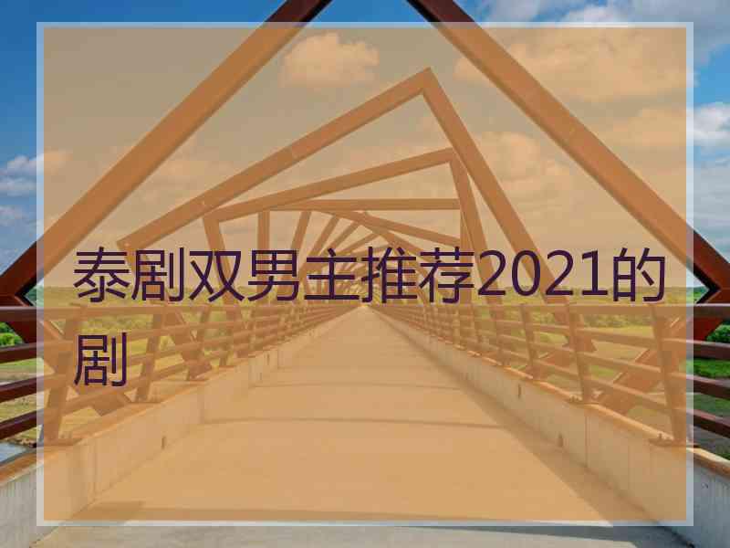 泰剧双男主推荐2021的剧