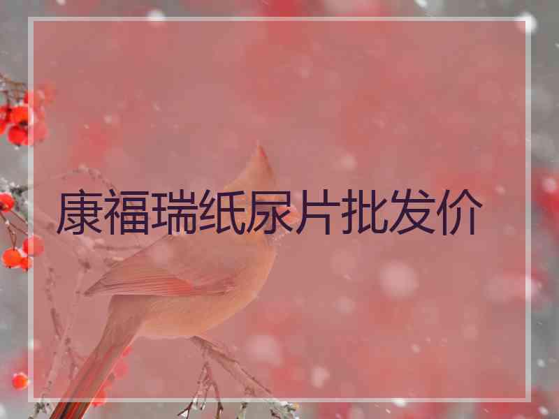 康福瑞纸尿片批发价