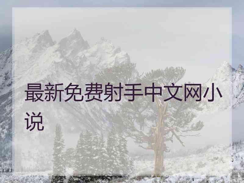 最新免费射手中文网小说