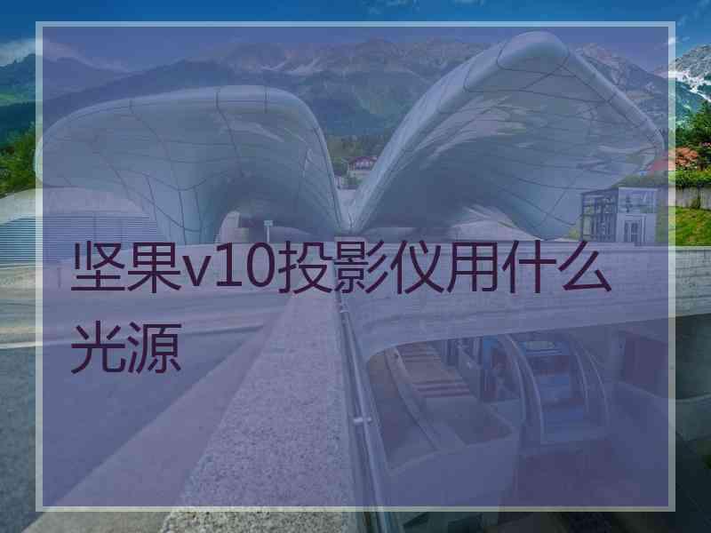 坚果v10投影仪用什么光源