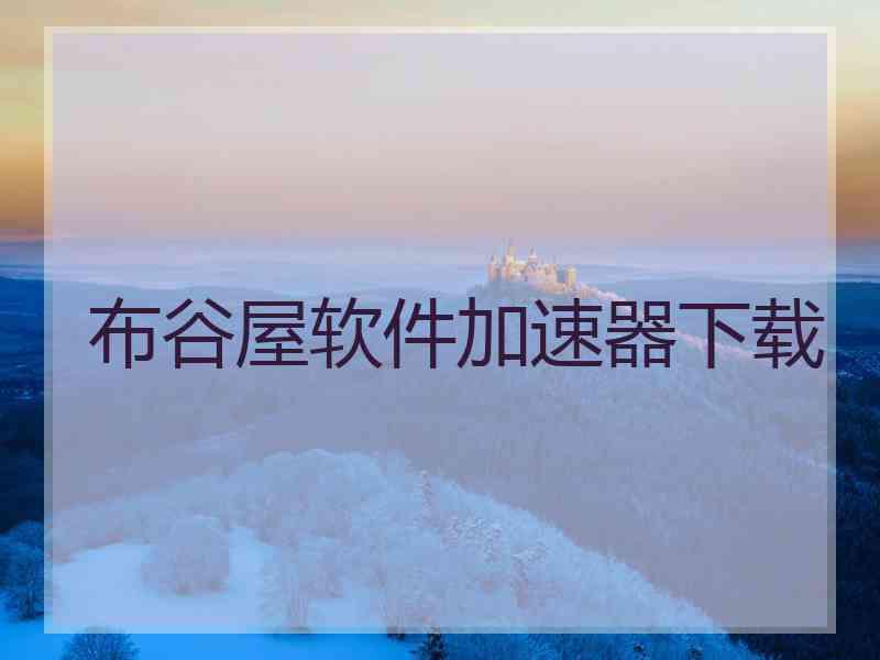 布谷屋软件加速器下载